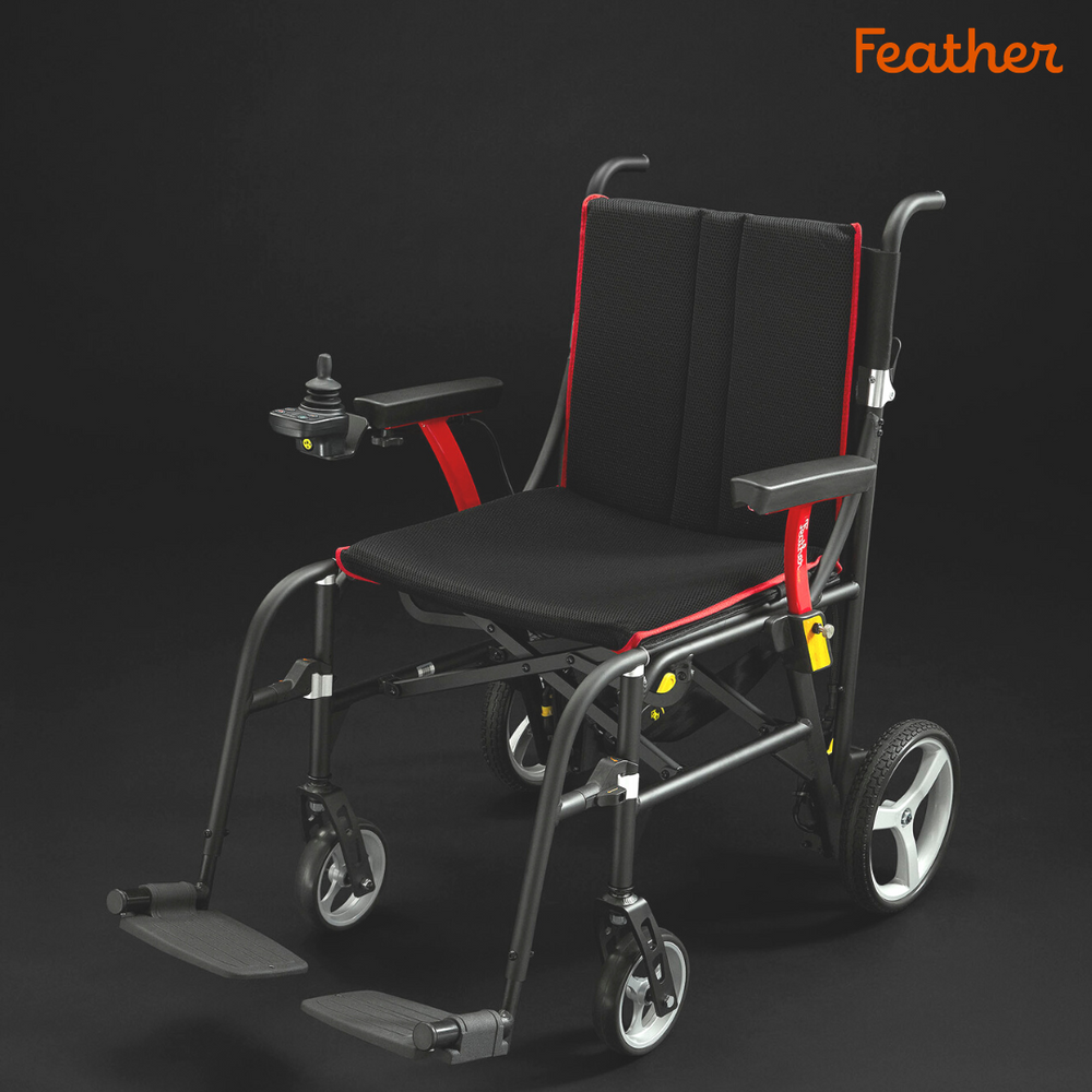 Feather Power Chair - 33 lbs. – Feather Mobility